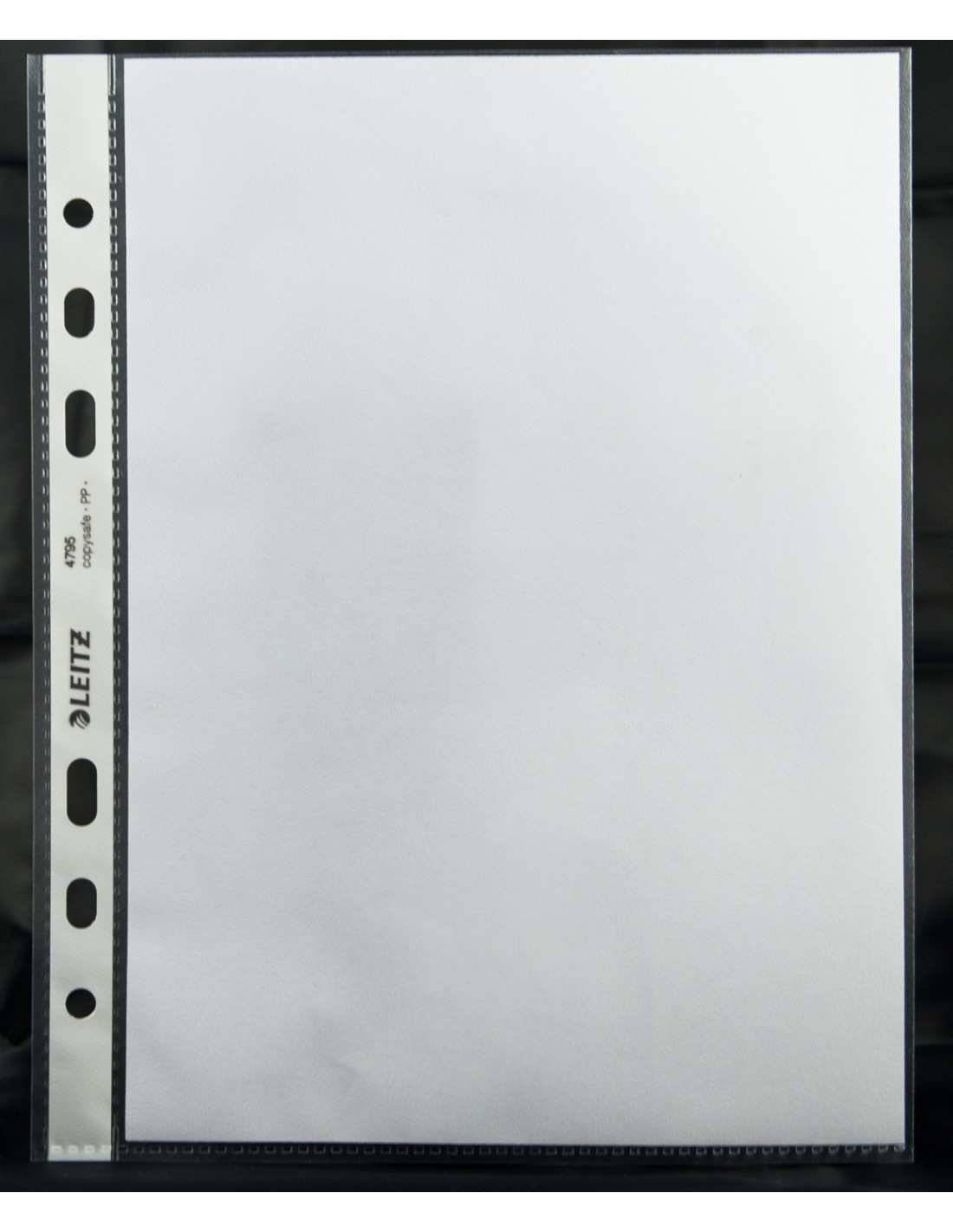 Pochette menu transparente PVC