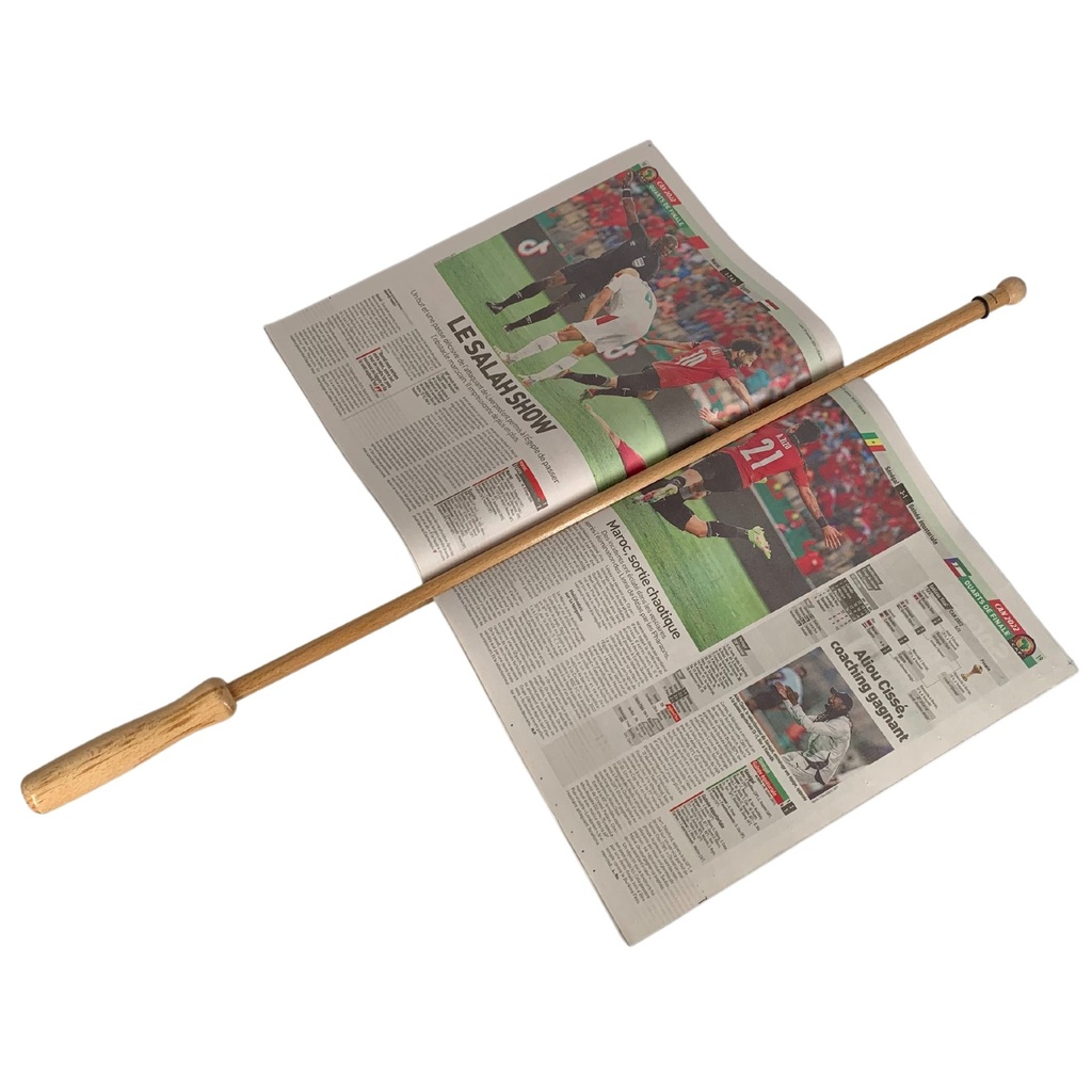 Baguette à Journaux 75 cm - Bois Clair vernis
