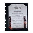 10 Transparent Cover A4 - Black Prestige Paper
