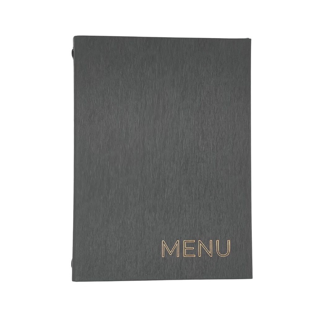 [500031] Protège-Menu TOKYO A4 - Marquage Bronze