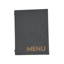 Protège-Menu TOKYO A5 - Marquage Cuivre