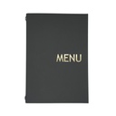 OSLO A4 Menu Protector - Gold Marking