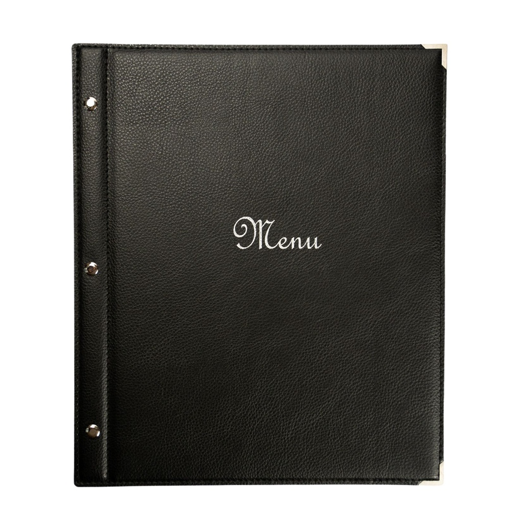 Protège-Menu BANDOL A4 - Noir