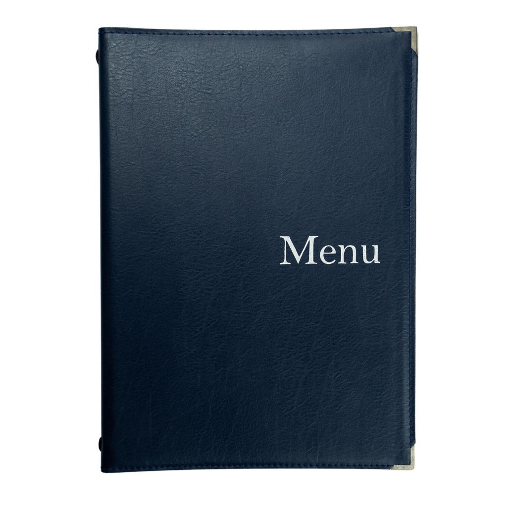 Protège-Menu CHINON A4 - Bleu