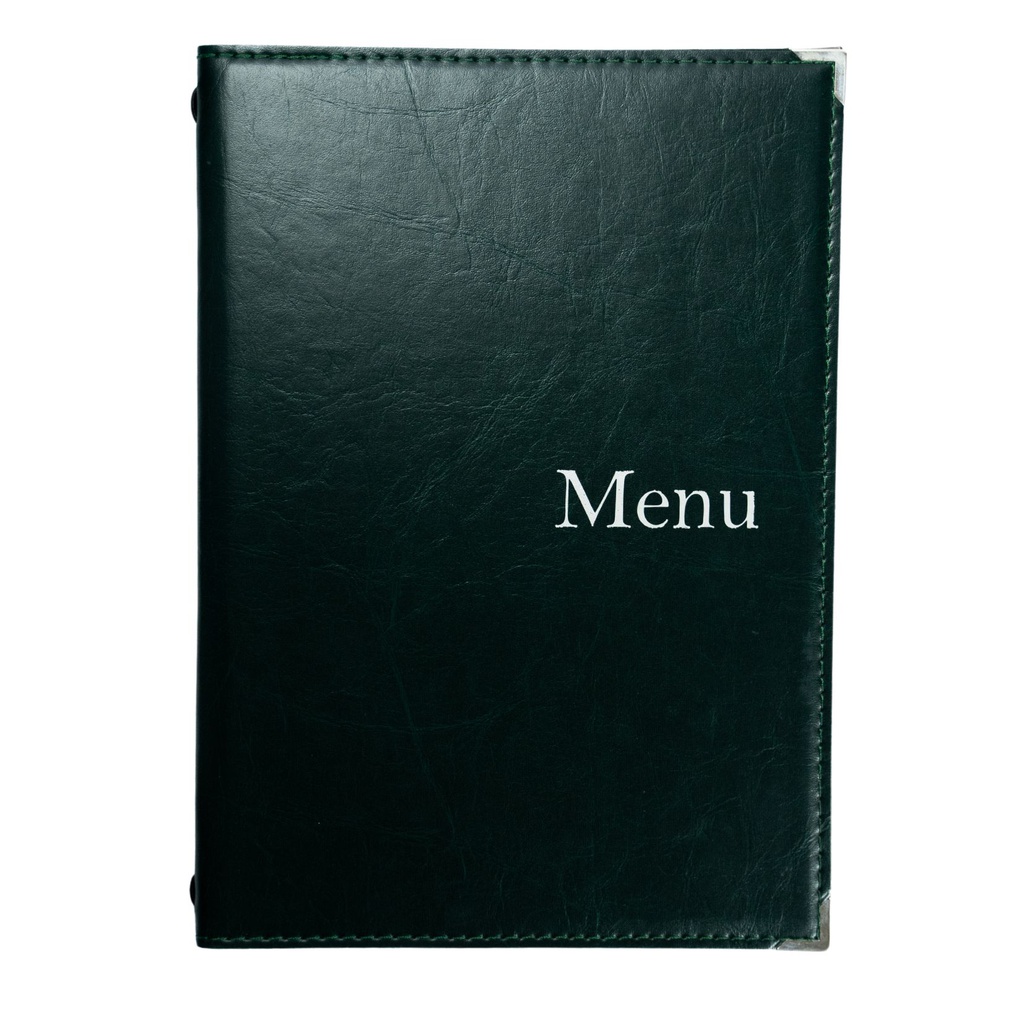 [506005] Protège-Menu CHINON A4 - Vert