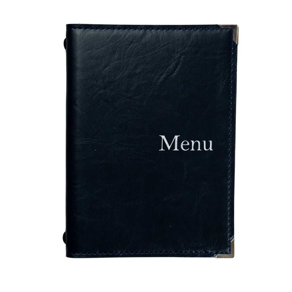 [506007] Protège-Menu CHINON A5 - Bleu