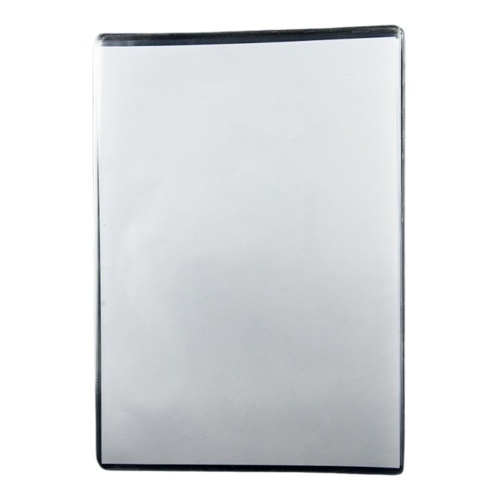 [509012] 10 Intercalaires A4 - PVC Cristal - pour carte à élastique - 4 vues