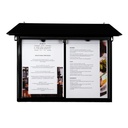 Porte-Menu NORMANDIE Mural - 2 Pages