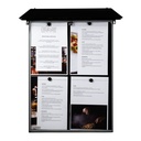 Porte-Menu NORMANDIE Mural - 4 Pages