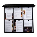 Porte-Menu NORMANDIE Mural - 6 Pages