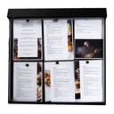 Porte-Menu CLUB Mural - 6 Pages
