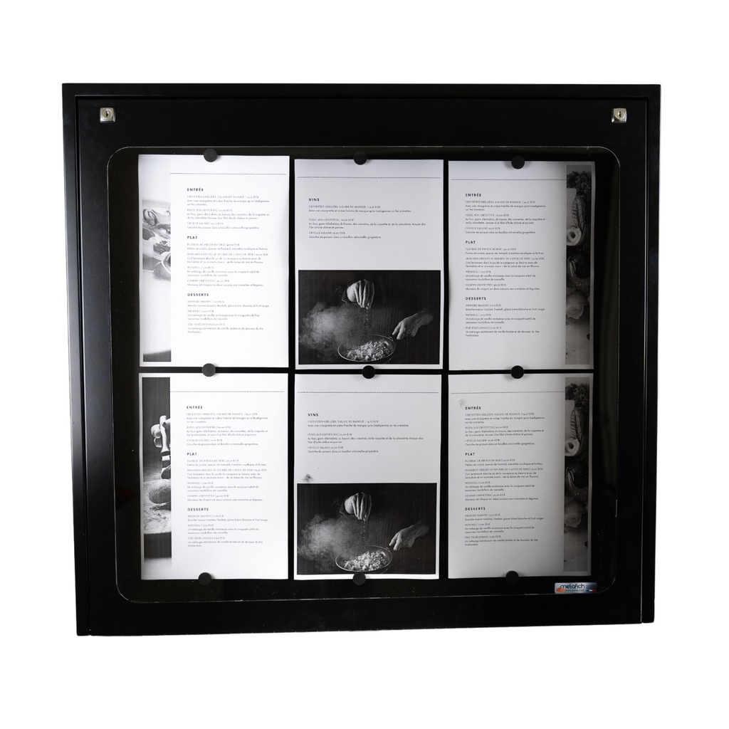 [004106] Menu Box LUBERON - 6 pages