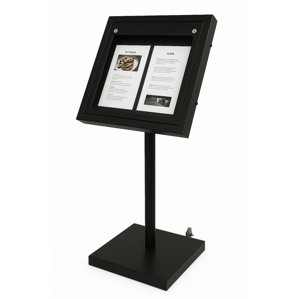 Menu Desk Stand LUBERON - 2 pages