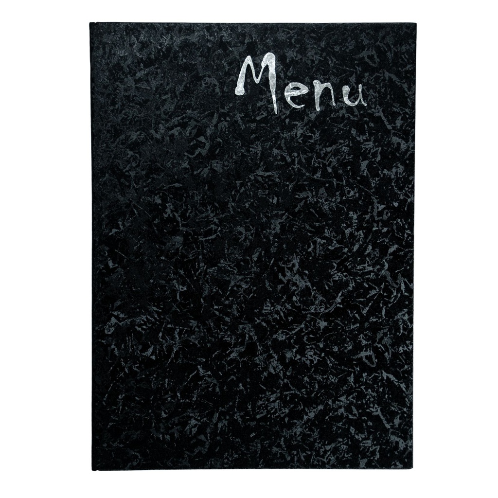 [500100] Protège-Menu CADIZ A4 - Noir
