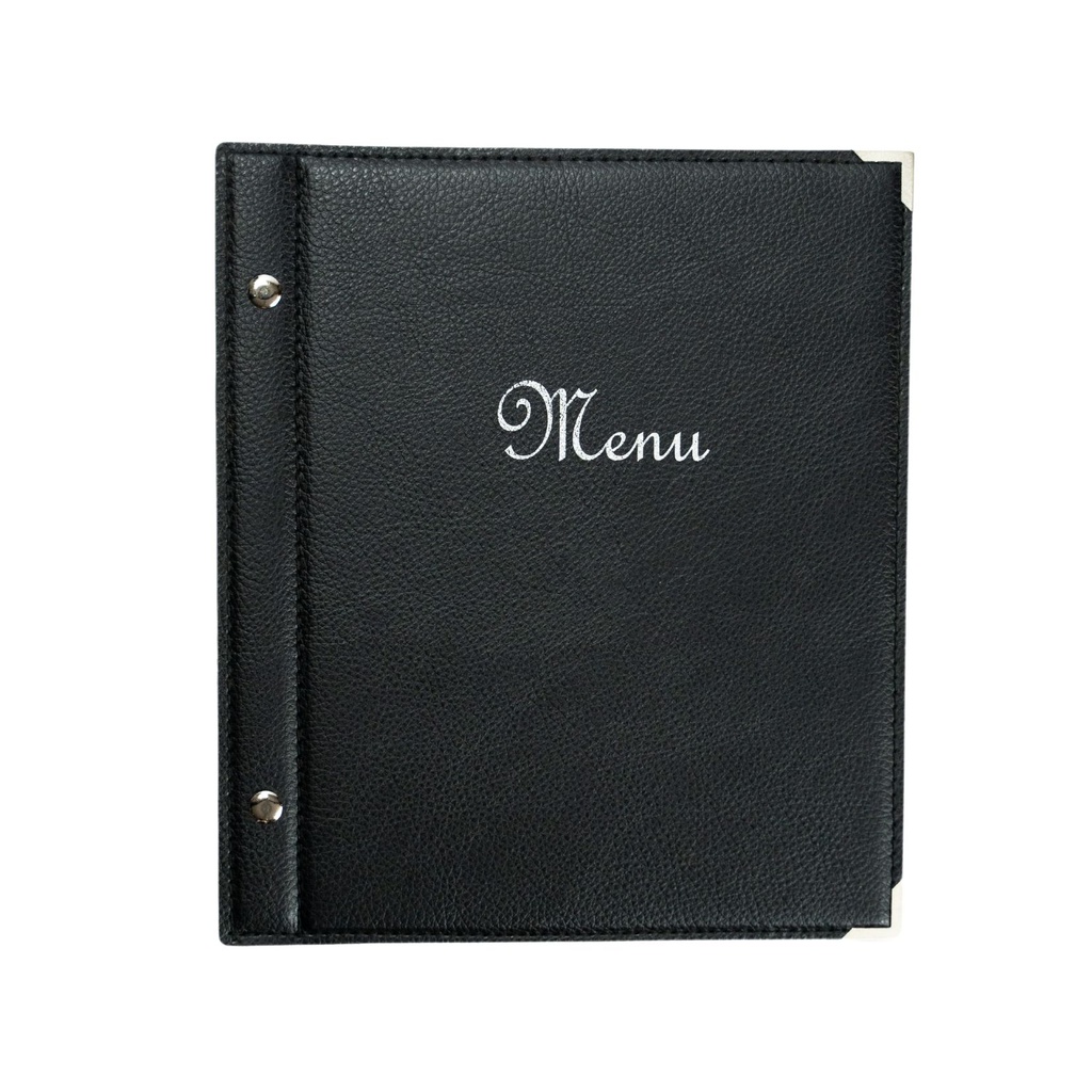 [505024] Protège-Menu BANDOL A5 - Noir