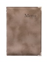 Protège-Menu SYDNEY A5 - Marron