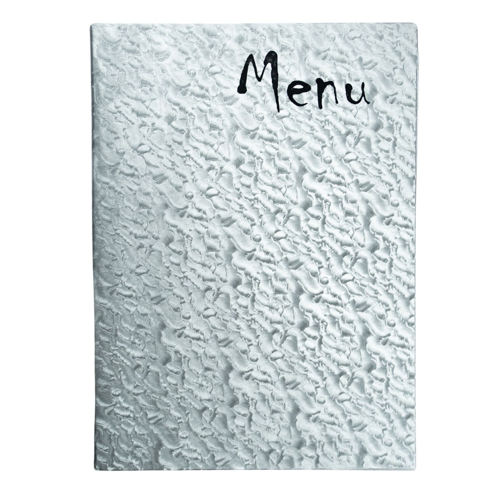 Protège-Menu CADIZ A4 - Aluminium