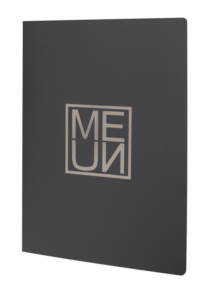 [500181] Protège-Menu BRIGHTON A4 - Gris