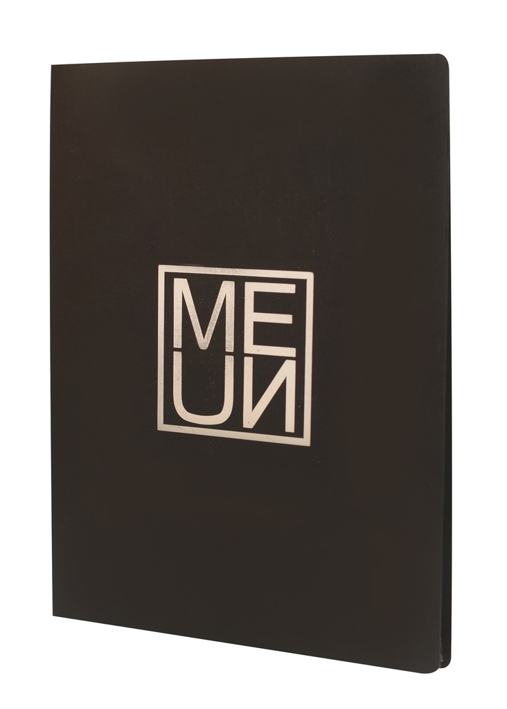 Protège-Menu BRIGHTON A4 - Noir