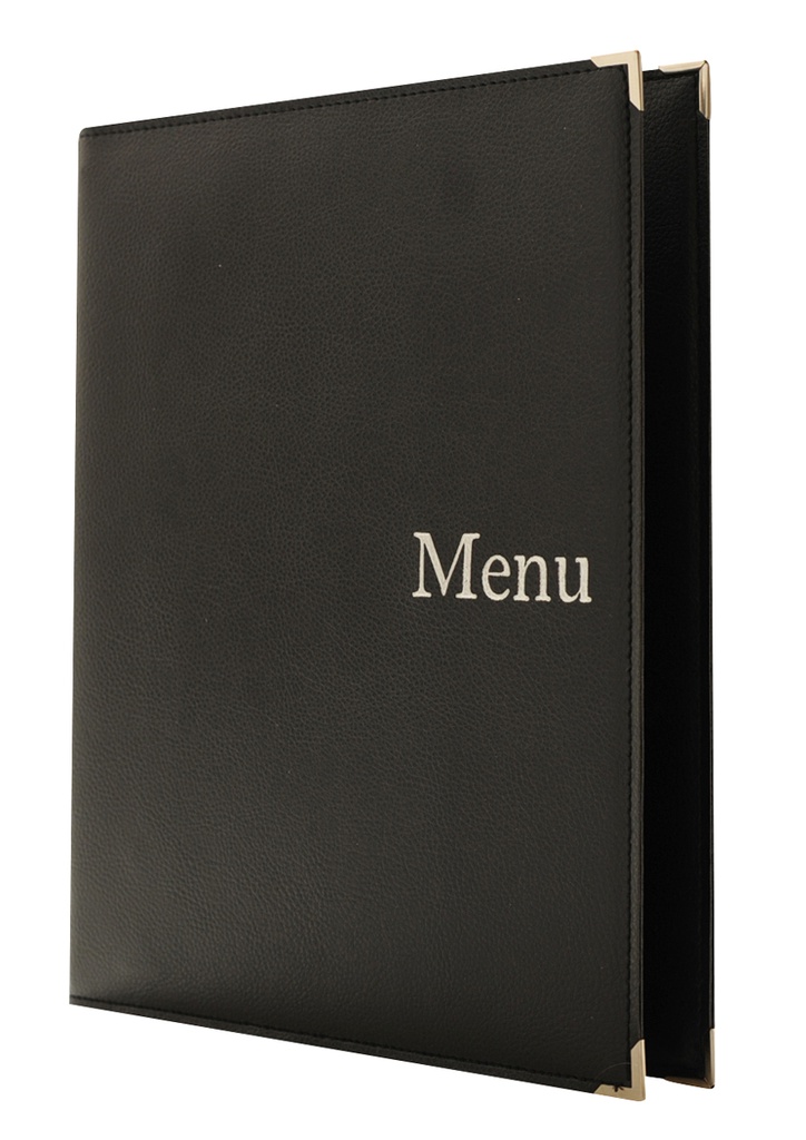 [505060] Protège-Menu SYRACUSE A4 - Noir