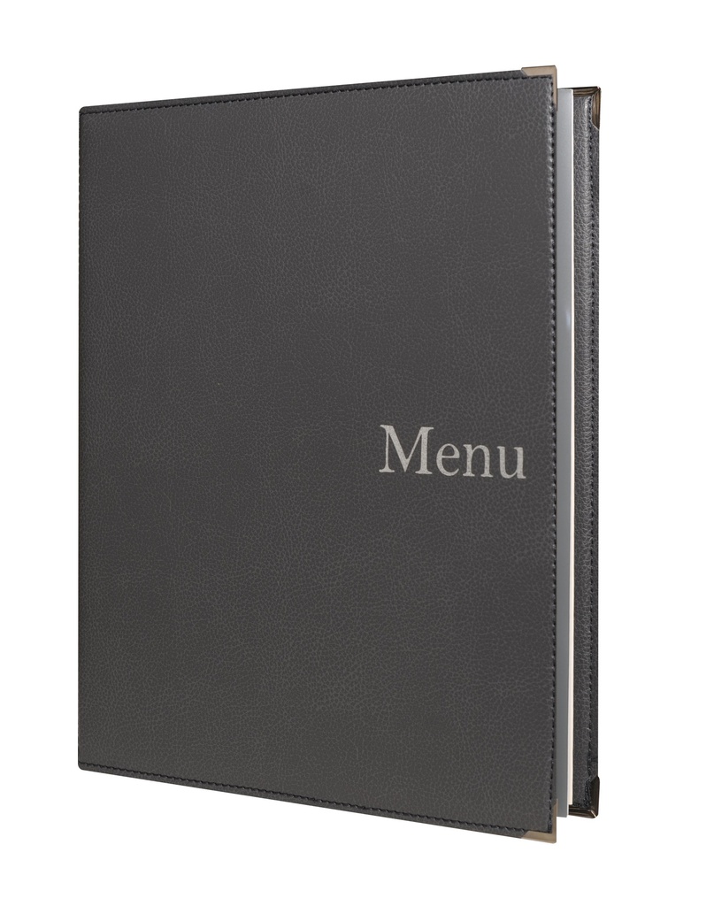 [505062] Protège-Menu SYRACUSE A4 - Gris