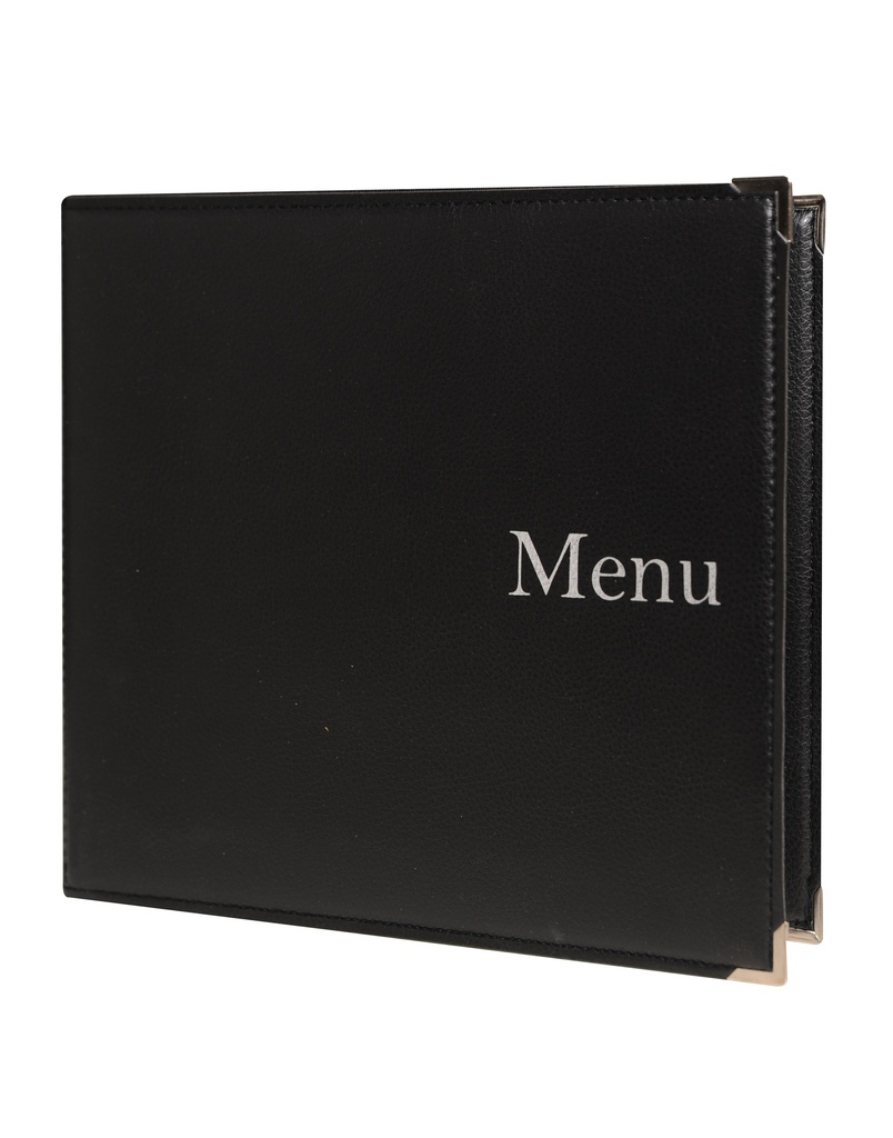 [505066] Protège-Menu SYRACUSE Carré - Noir
