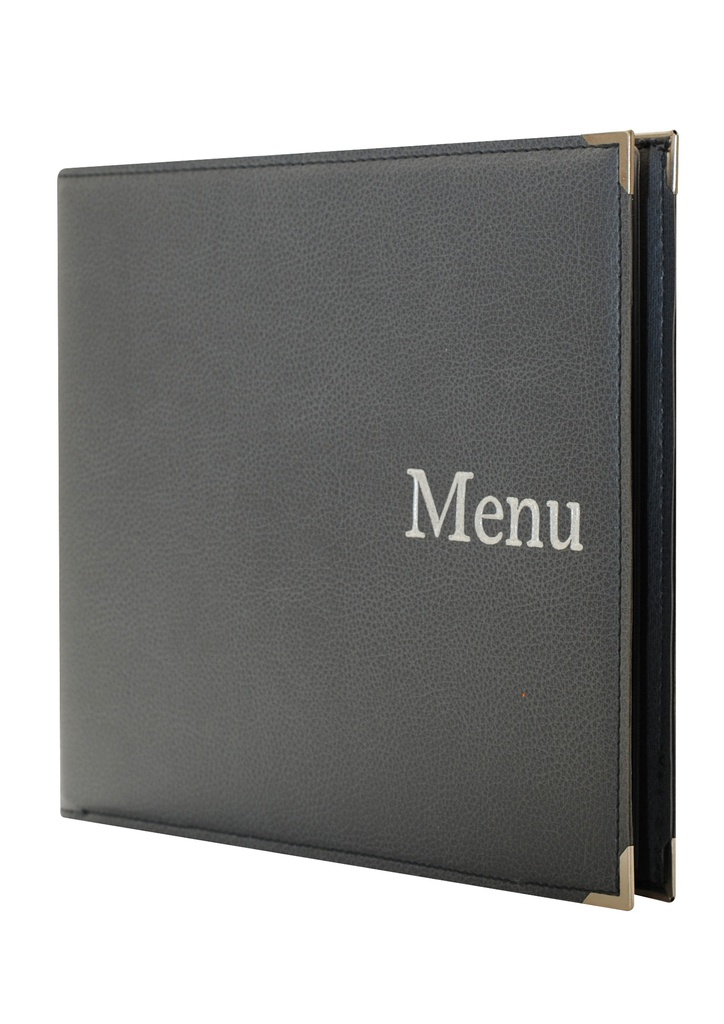 [505068] Protège-Menu SYRACUSE Carré - Gris
