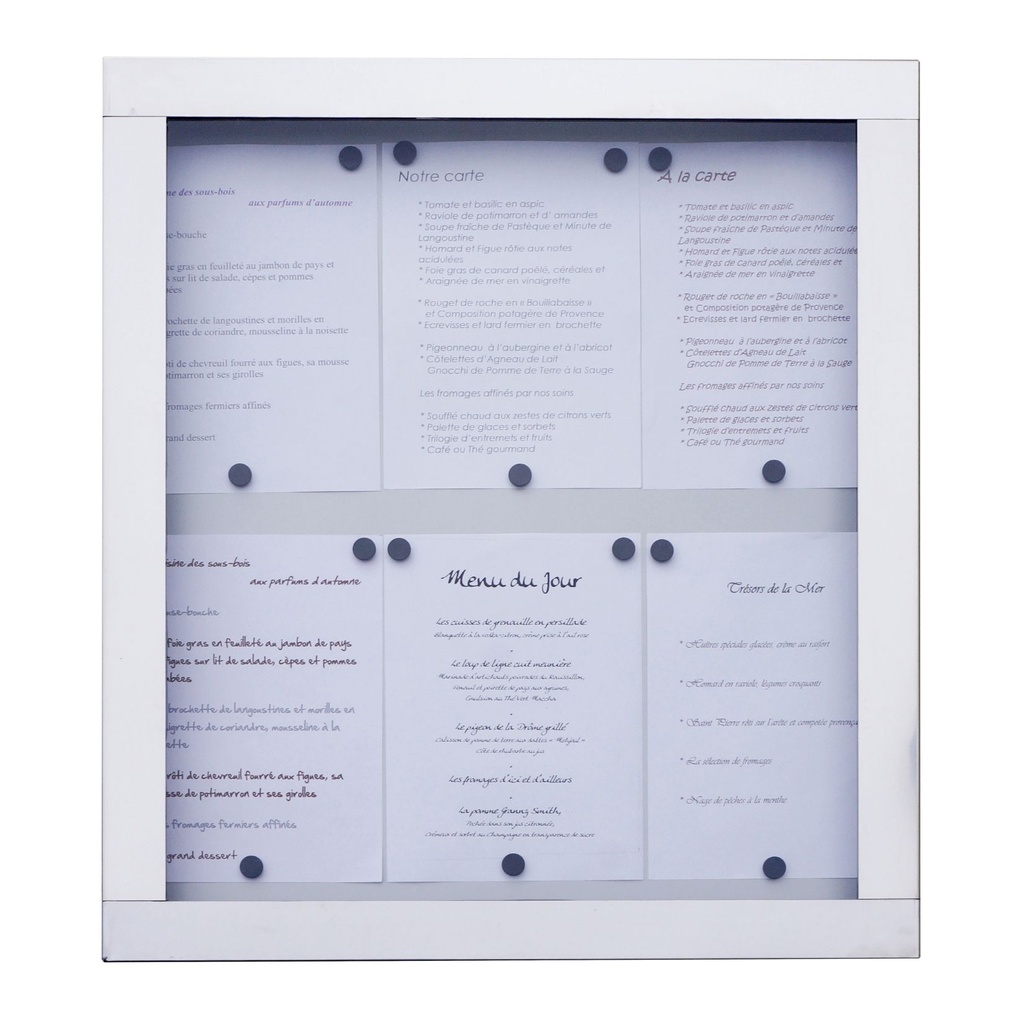 [007135] Porte-Menu ALGARVE Mural - 6 Pages