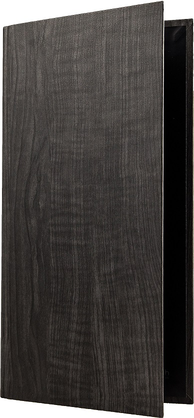 Protège-Menu WOODSTOCK Bar - Bois noir