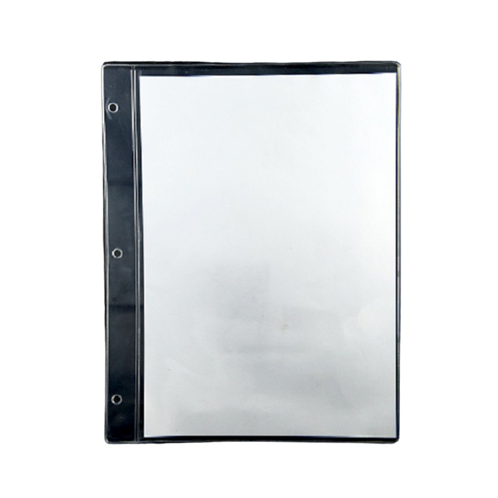 [509027] 10 Transparent Cover Crystal PVC A5 for screw Menu Cover - 2 views