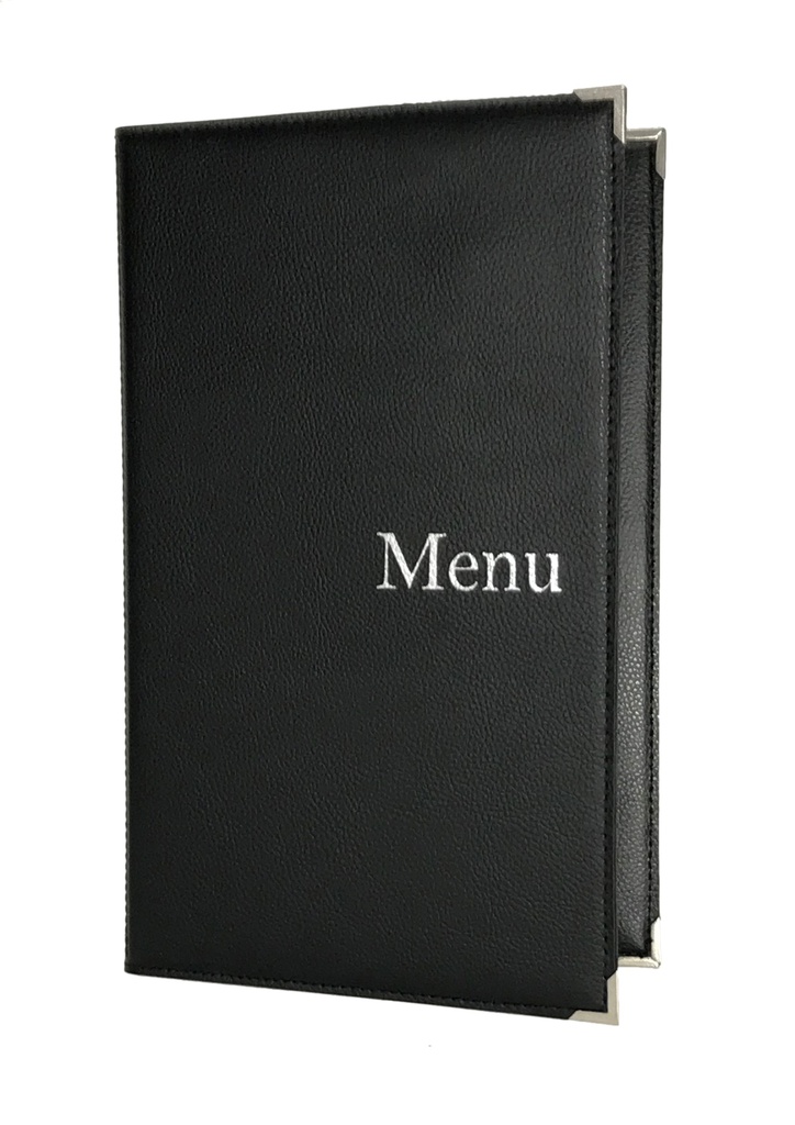 [505071] Protège-Menu SYRACUSE Bar - Noir