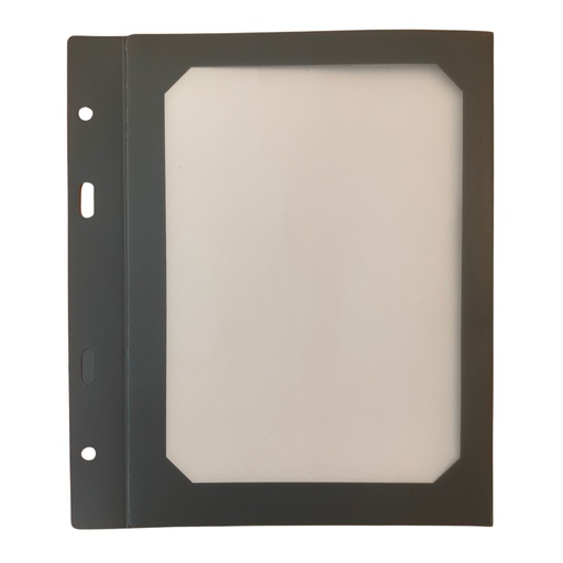 [509040] 10 Transparent Cover A5 - Grey Polypro