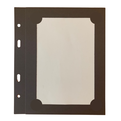 [509050] 10 Transparent Cover A5 - Brown Prestige Paper