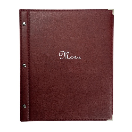 [505013] Protège-Menu BANDOL A4 - Bordeaux