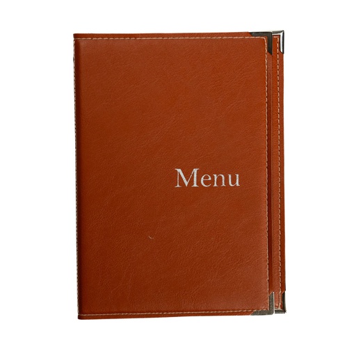 [506008] Protège-Menu CHINON A5 - Or
