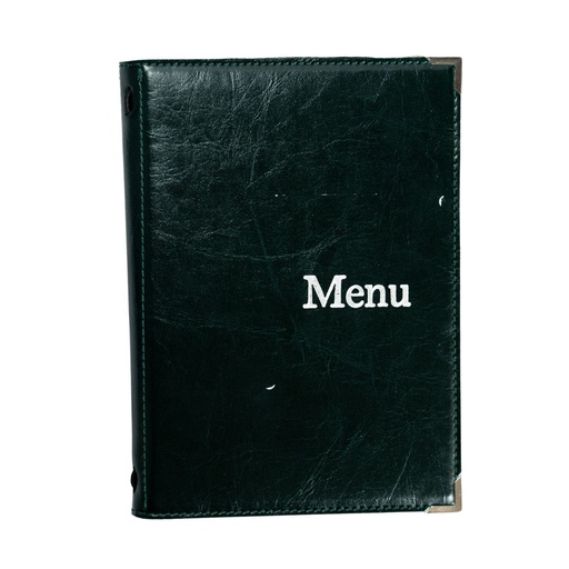 [506010] Protège-Menu CHINON A5 - Vert