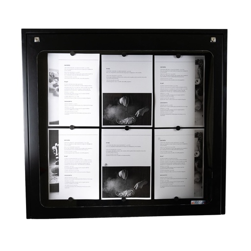 [004106] Menu Box LUBERON - 6 pages