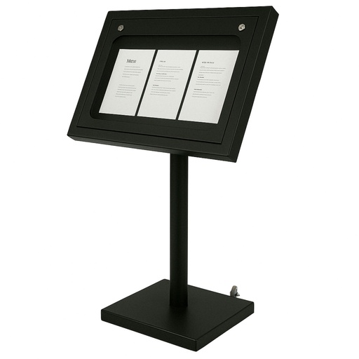 [004114] Menu Desk Stand LUBERON - 3 pages
