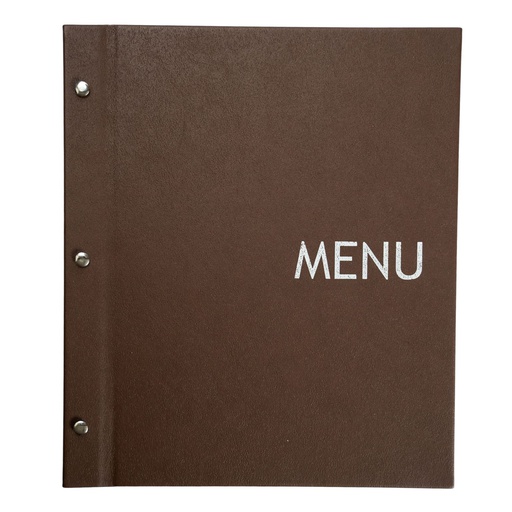 [500170] Protège-Menu FIGEAC A4 - Chocolat