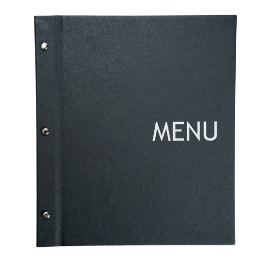 [500171] Protège-Menu FIGEAC A4 - Noir