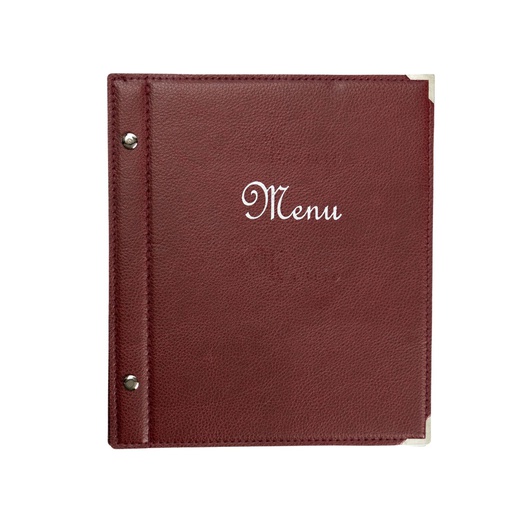 [505023] Protège-Menu BANDOL A5 - Bordeaux
