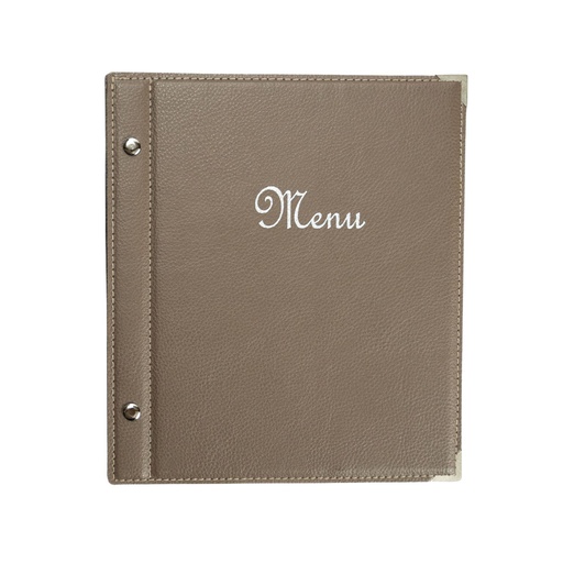 [505026] Protège-Menu BANDOL A5 - Réglisse