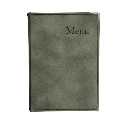 [501106] Protège-Menu SYDNEY A5 - Gris