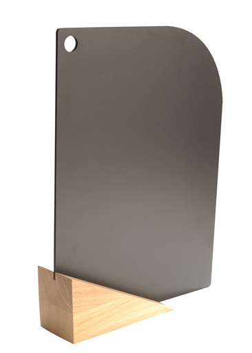 [001936] Ardoise de Table Socle Chêne - Grand Format