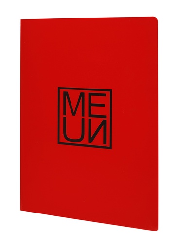 [500184] Protège-Menu CORDOBA A4 - Rouge