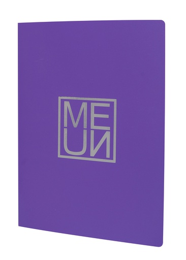 [500186] Protège-Menu CORDOBA A4 - Violet