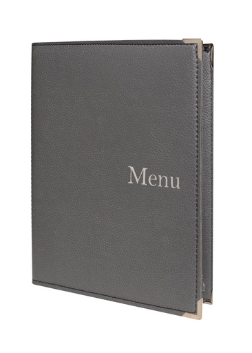 [505065] Protège-Menu SYRACUSE A5 - Gris