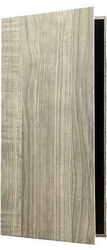 [500093] Protège-Menu WOODSTOCK Bar - Bois gris