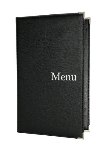 [505071] Protège-Menu SYRACUSE Bar - Noir