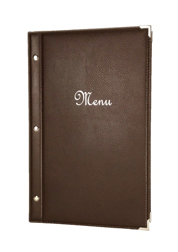 [505002] Protège-Menu BANDOL Bar - Chocolat